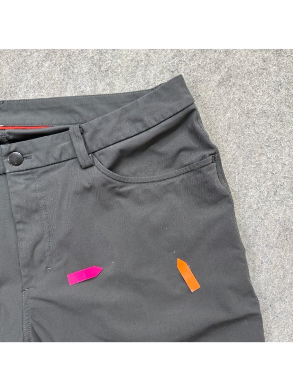Lululemon ABC 5-Pocket Pants Men 36 x 33 Gray Classic Fit Stretch - Picture 5 of 16